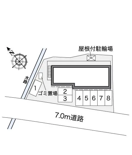 ★手数料０円★加古郡播磨町二子　月極駐車場（LP）